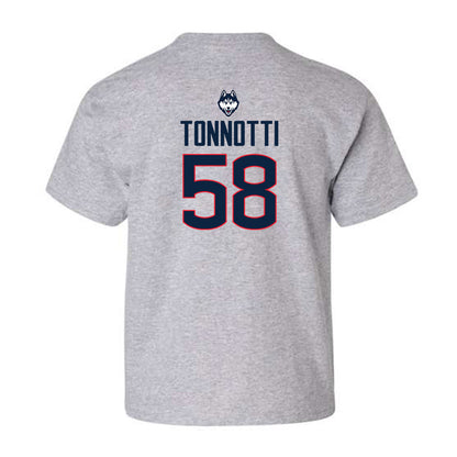 UConn - NCAA Baseball : Joey Tonnotti - Classic Shersey Youth T-Shirt