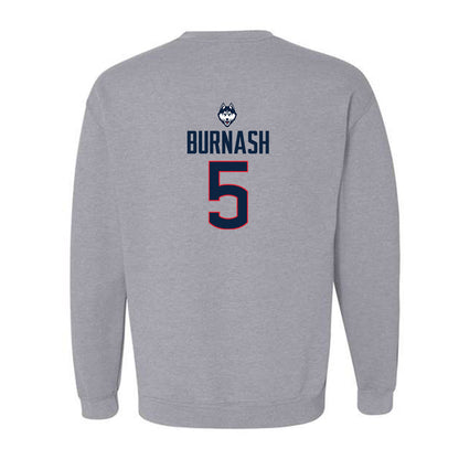 UConn - NCAA Women's Lacrosse : Karsyn Burnash - Classic Shersey Crewneck Sweatshirt-1