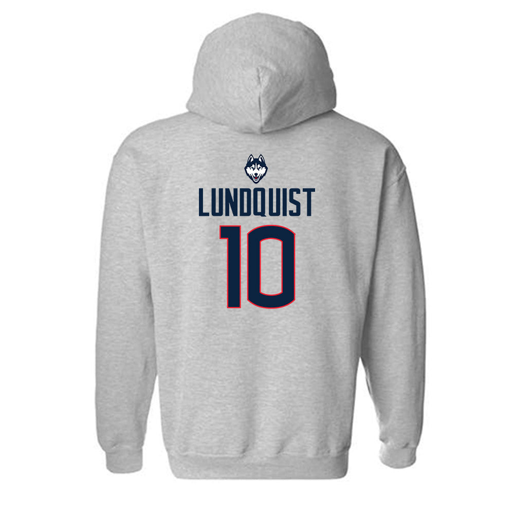 UConn - NCAA Softball : Isabella Lundquist - Classic Shersey Hooded Sweatshirt-1