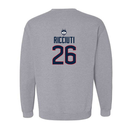 UConn - NCAA Women's Ice Hockey : Leila Ricciuti - Classic Shersey Crewneck Sweatshirt-1
