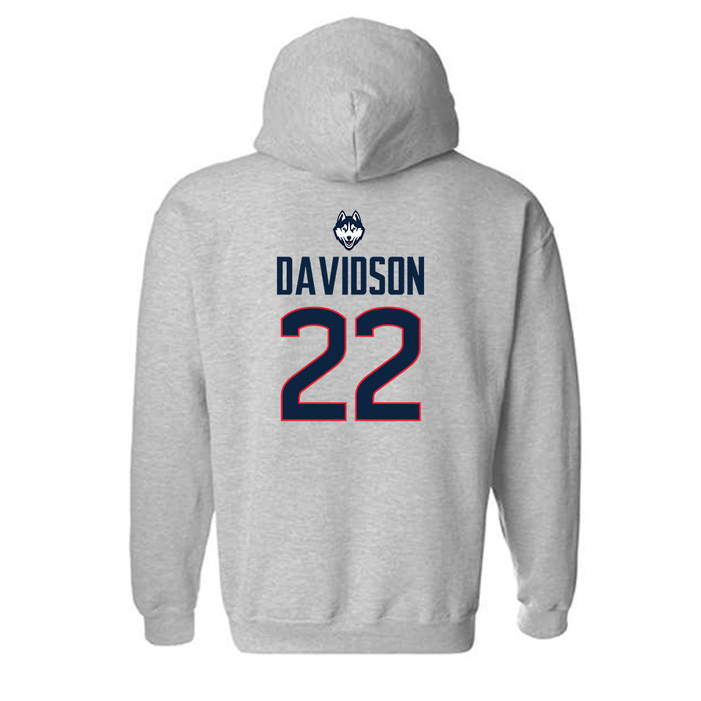 UConn - NCAA Women's Field Hockey : Abby Davidson - Classic Shersey Hooded Sweatshirt-1