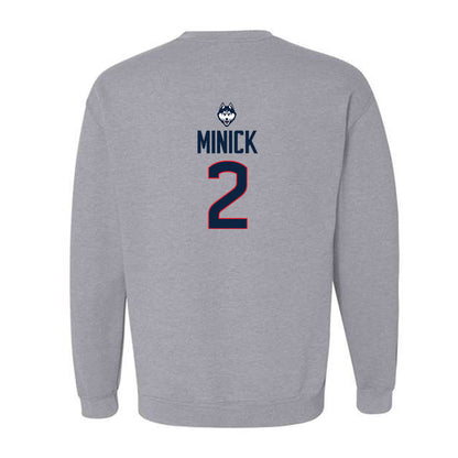 UConn - NCAA Baseball : Tyler Minick - Classic Shersey Crewneck Sweatshirt-1