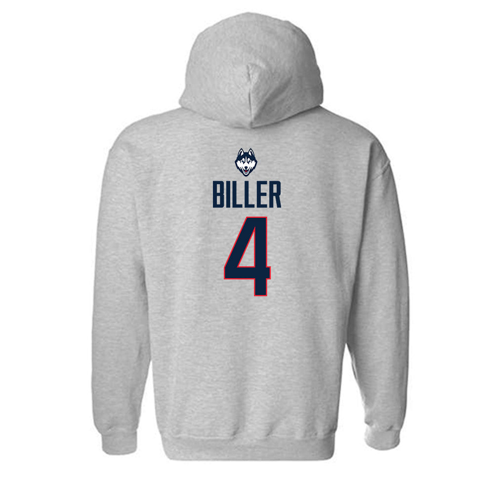 UConn - NCAA Baseball : Sam Biller - Classic Shersey Hooded Sweatshirt-1