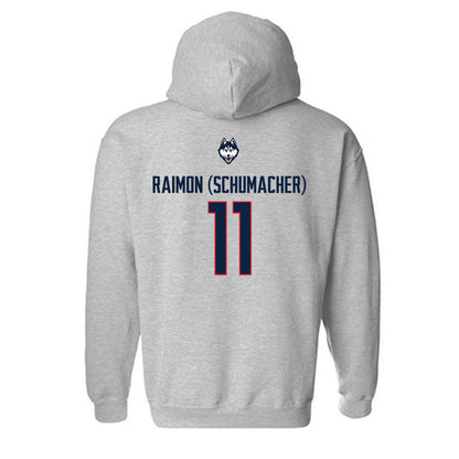 UConn - Women's Basketball Legends : Kelly Raimon (Schumacher) - Hooded Sweatshirt Classic Shersey