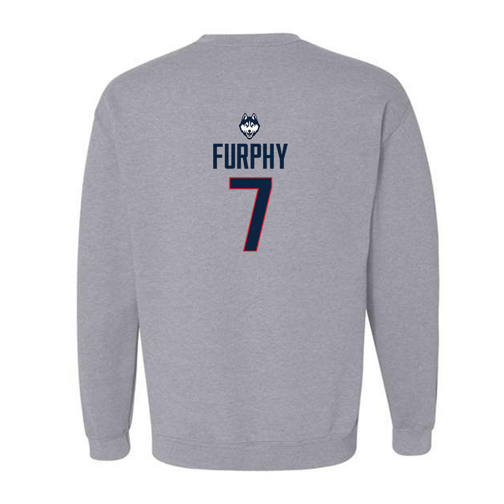 UConn - NCAA Men's Basketball : Jacob Furphy - Classic Shersey Crewneck Sweatshirt-1