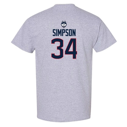 UConn - NCAA Men's Ice Hockey : Owen Simpson - Classic Shersey T-Shirt