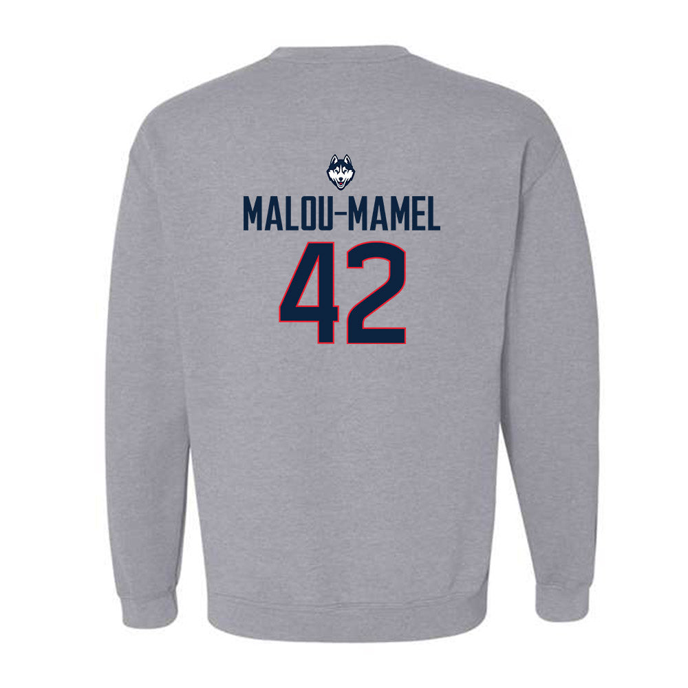 UConn - NCAA Women's Basketball : Gandy Malou-Mamel - Classic Shersey Crewneck Sweatshirt-1
