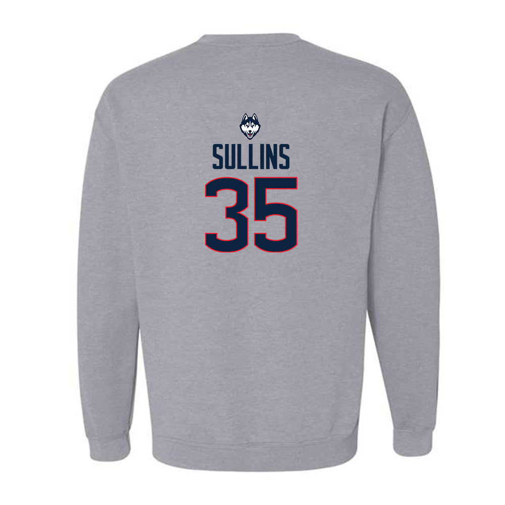 UConn - NCAA Football : Spencer Sullins - Classic Shersey Crewneck Sweatshirt-1