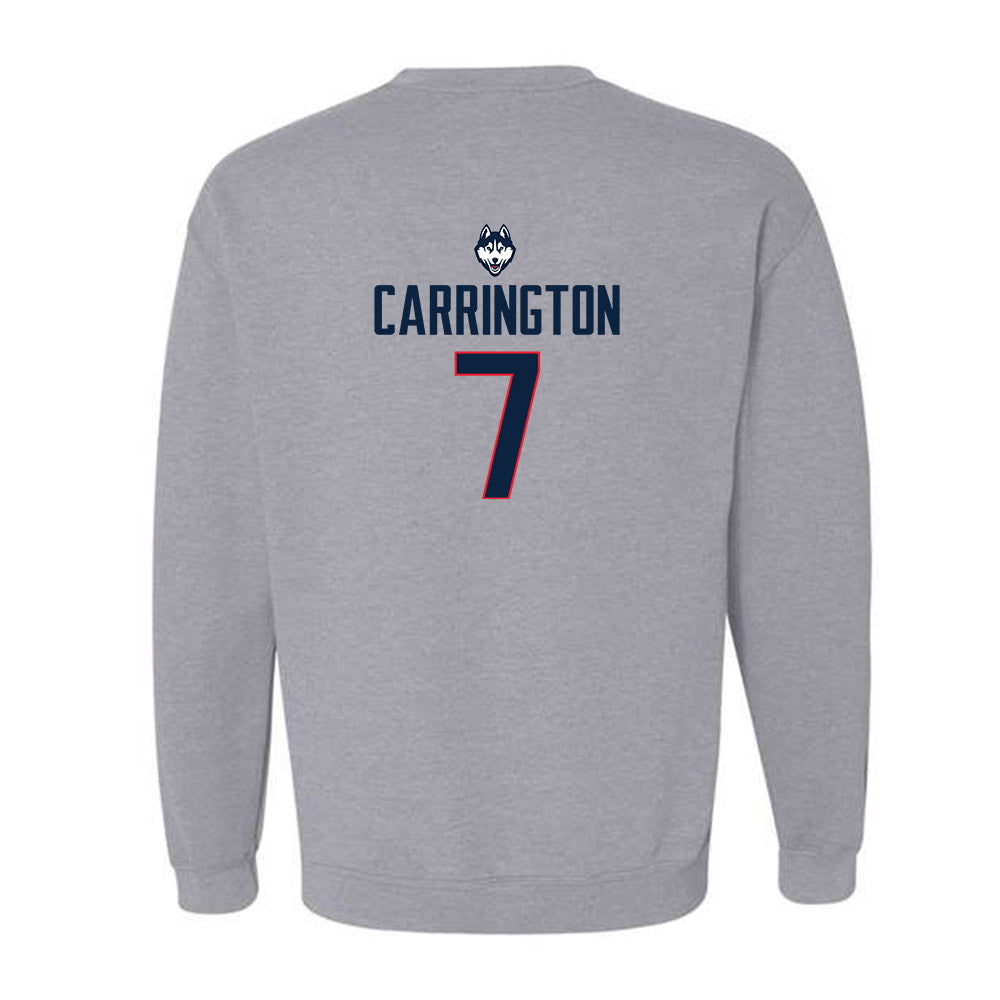 UConn - NCAA Softball : Grace Carrington - Classic Shersey Crewneck Sweatshirt-1