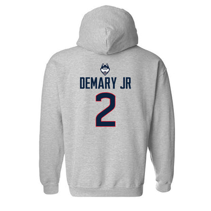 UConn - NCAA Men's Basketball : Silas Demary Jr - Classic Shersey Hooded Sweatshirt-1