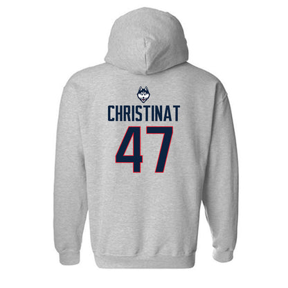 UConn - NCAA Football : Zachary Christinat - Classic Shersey Hooded Sweatshirt