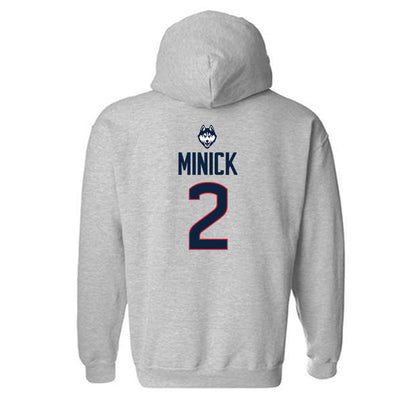 UConn - NCAA Baseball : Tyler Minick - Classic Shersey Hooded Sweatshirt-1