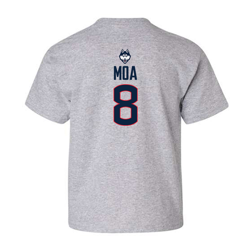 UConn - NCAA Football : Sione Moa - Classic Shersey Youth T-Shirt-1