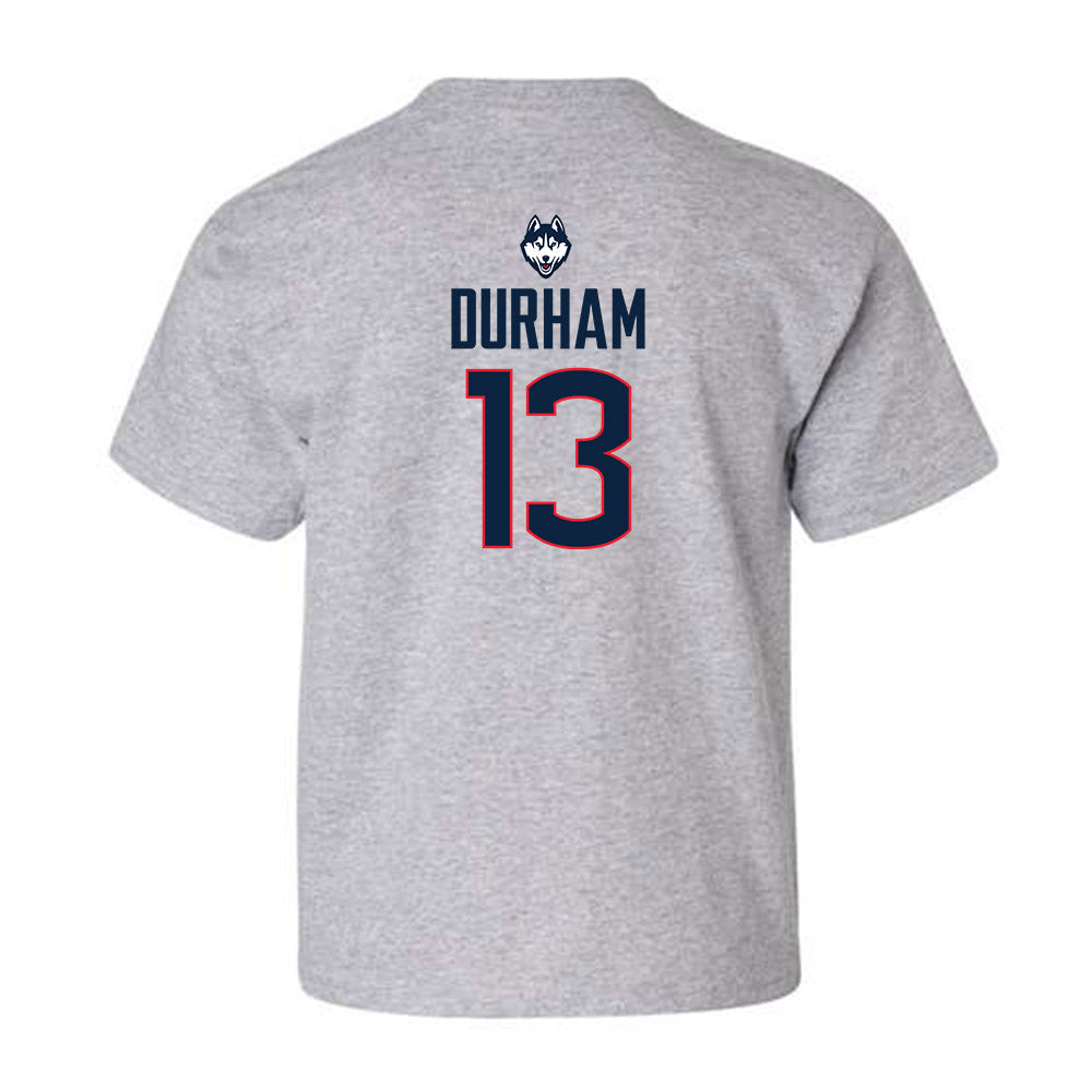 UConn - NCAA Men's Soccer : Kyle Durham - Classic Shersey Youth T-Shirt