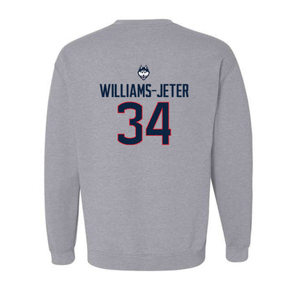 UConn - Women's Basketball Legends : Tamika Williams-Jeter - Crewneck Sweatshirt Classic Shersey