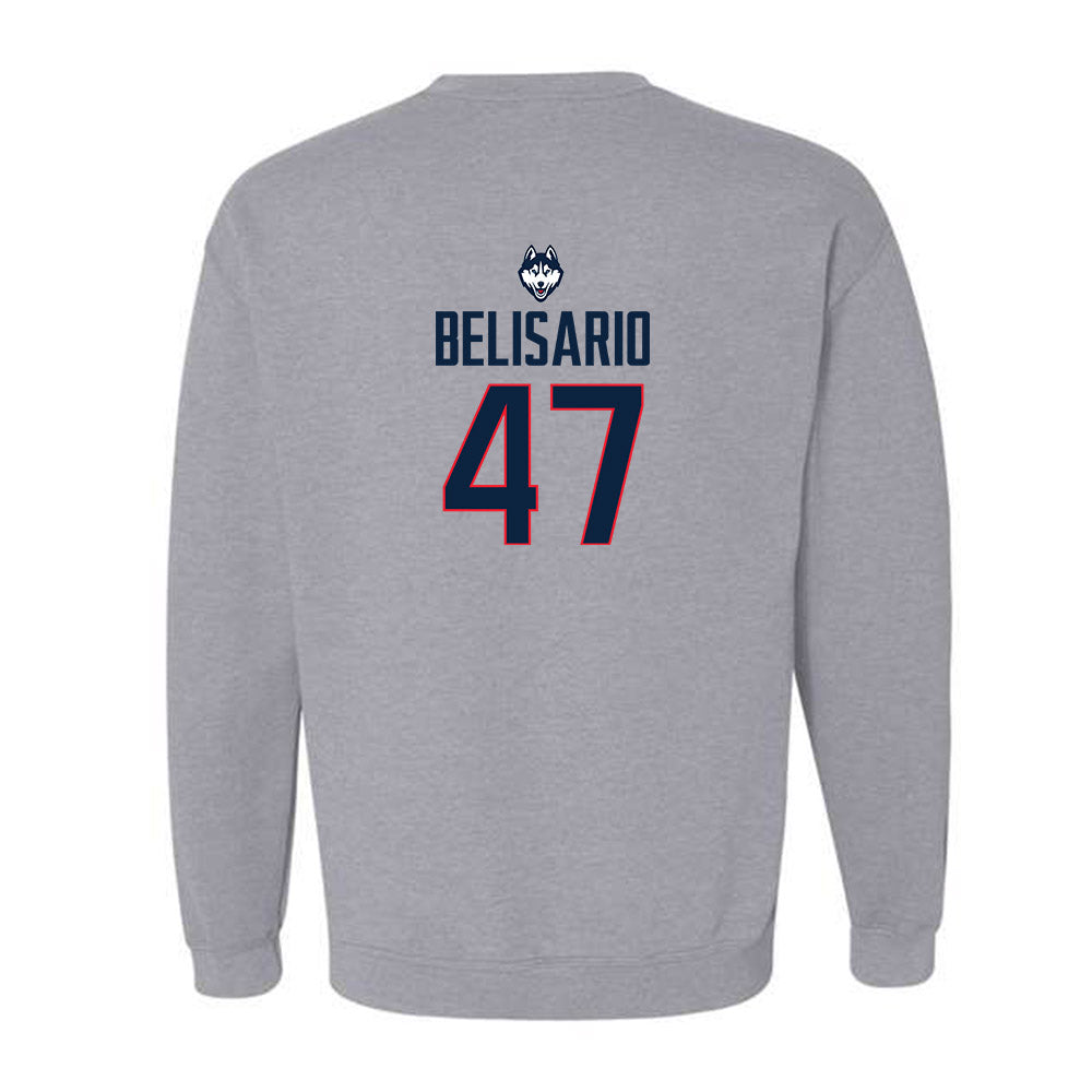 UConn - NCAA Baseball : Anthony Belisario - Classic Shersey Crewneck Sweatshirt-1