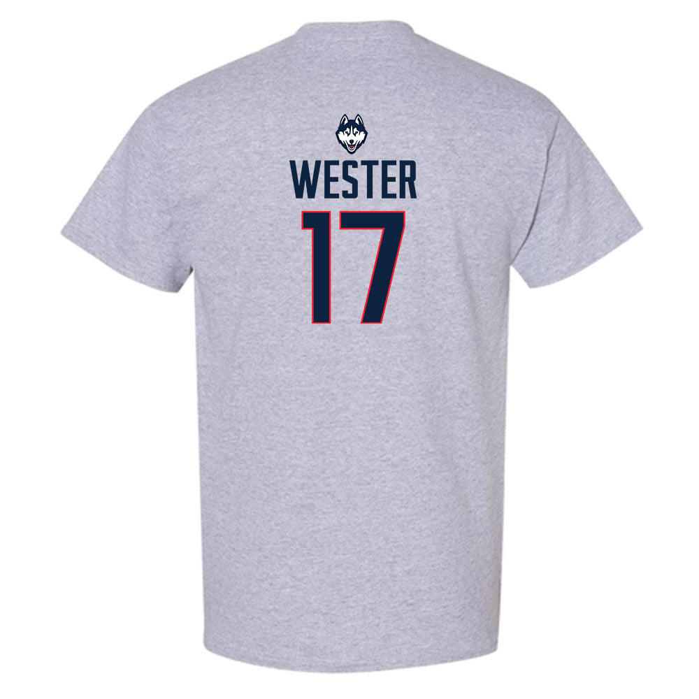 UConn - NCAA Men's Soccer : Edward Wester - Classic Shersey T-Shirt-1