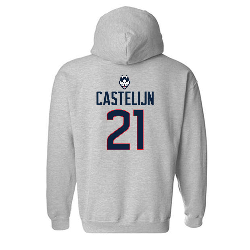 UConn - NCAA Women's Field Hockey : Keet Castelijn - Classic Shersey Hooded Sweatshirt-1