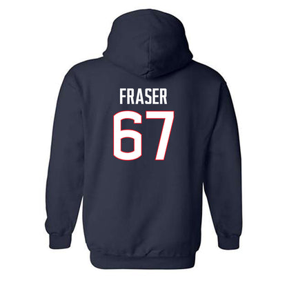 UConn - NCAA Women's Soccer : Kalina Fraser - Classic Shersey Hooded Sweatshirt-1
