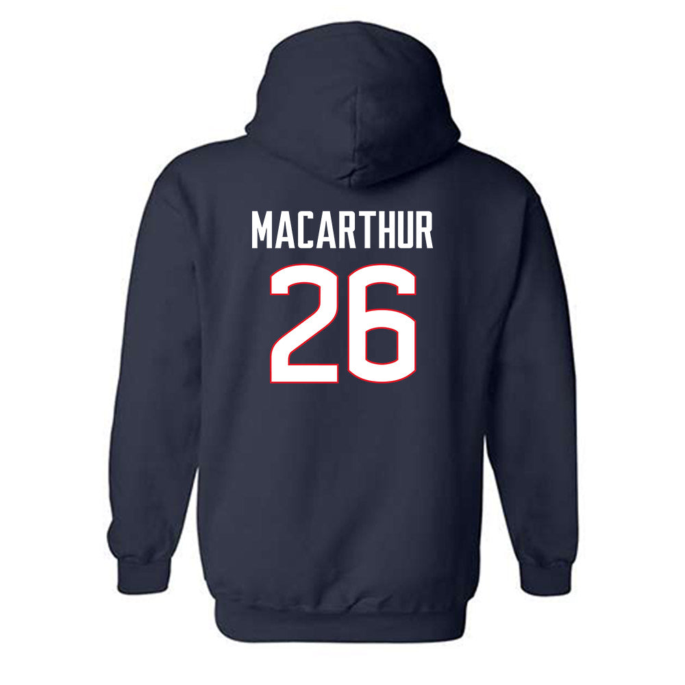 UConn - NCAA Baseball : Grant MacArthur - Classic Shersey Hooded Sweatshirt
