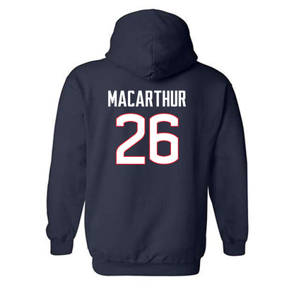 UConn - NCAA Baseball : Grant MacArthur - Classic Shersey Hooded Sweatshirt