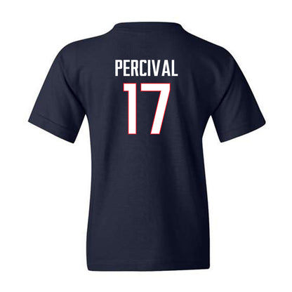 UConn - NCAA Men's Ice Hockey : Jake Percival - Classic Shersey Youth T-Shirt