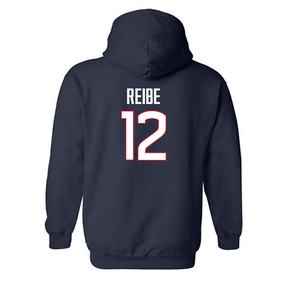 UConn - NCAA Men's Basketball : Eric Reibe - Classic Shersey Hooded Sweatshirt-1
