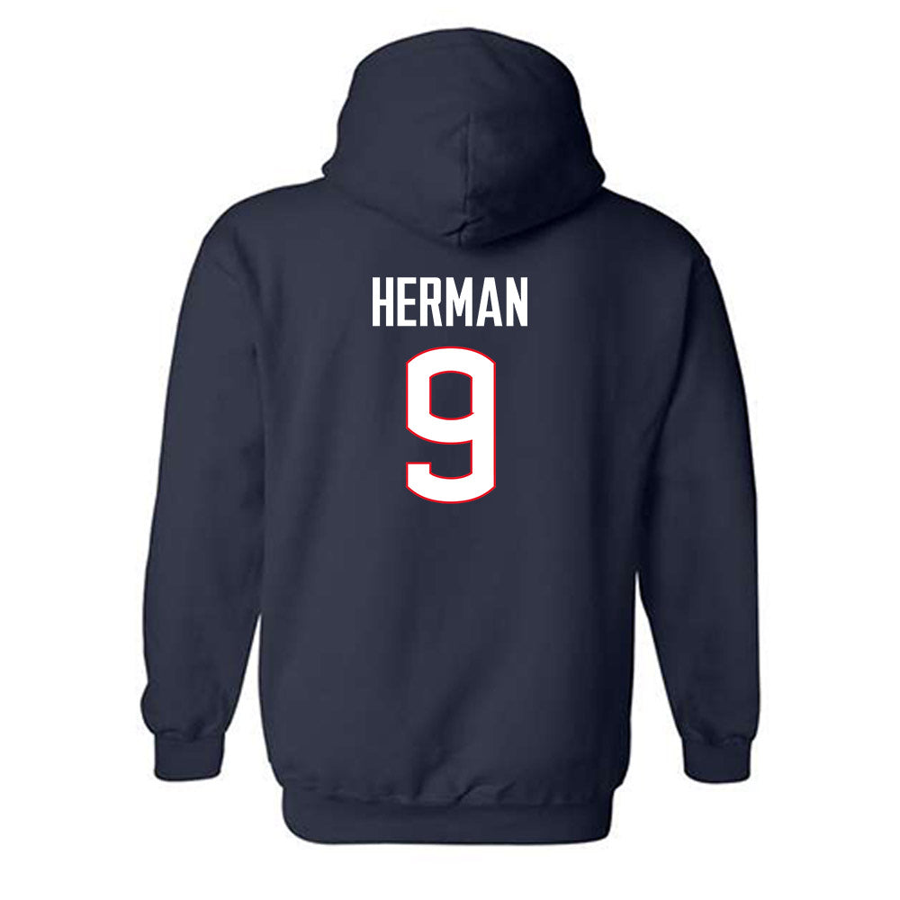 UConn - NCAA Women's Volleyball : Anna Herman - Classic Shersey Hooded Sweatshirt