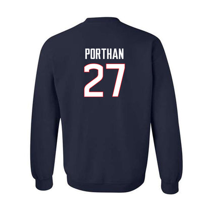 UConn - NCAA Women's Ice Hockey : Taylor Porthan - Classic Shersey Crewneck Sweatshirt-1