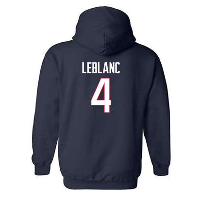 UConn - NCAA Women's Soccer : Lydia LeBlanc - Classic Shersey Hooded Sweatshirt-1