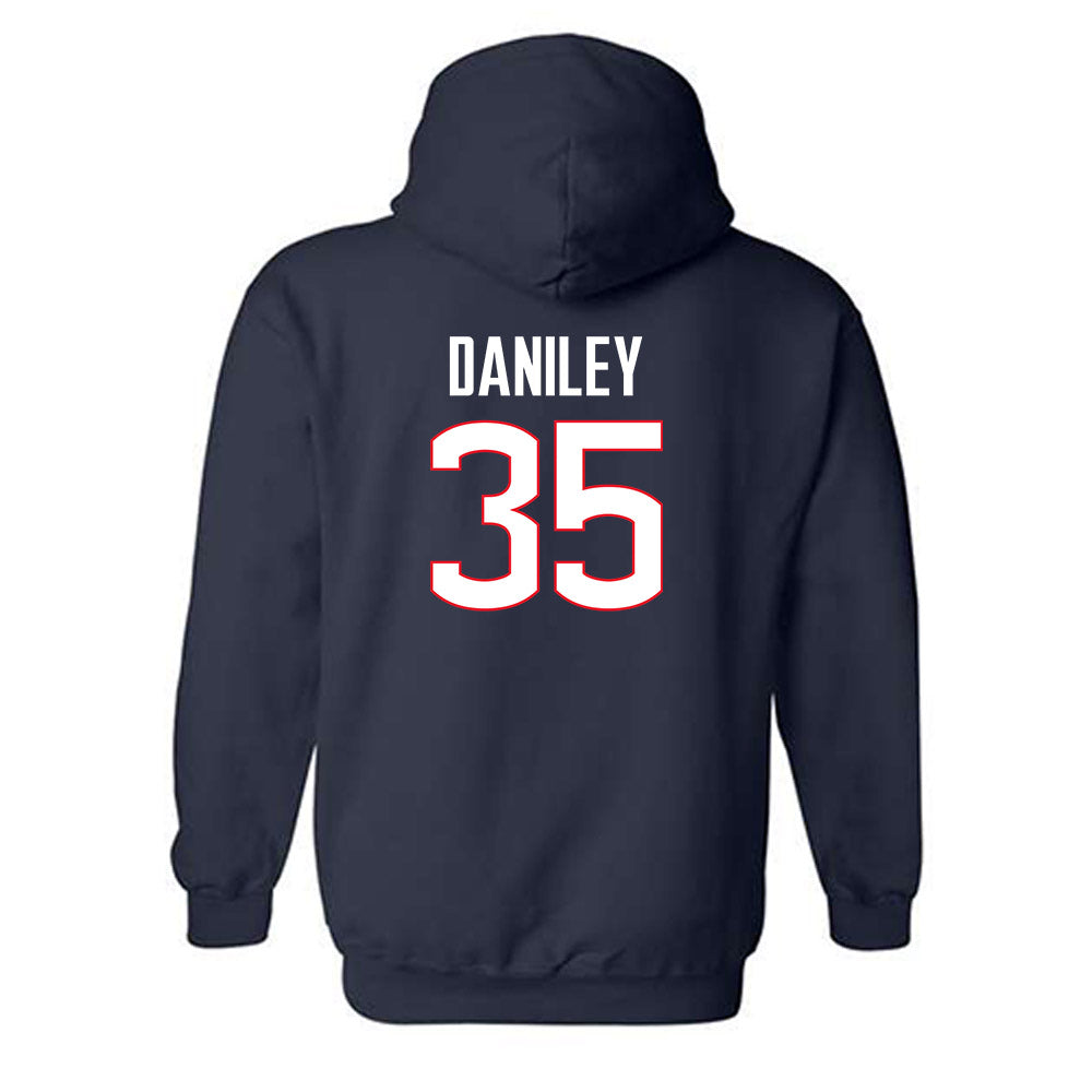 UConn - NCAA Football : Frank Daniley - Classic Shersey Hooded Sweatshirt