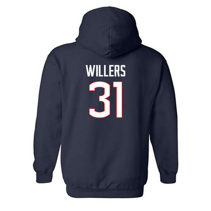 UConn - NCAA Softball : Emma Willers - Classic Shersey Hooded Sweatshirt-1