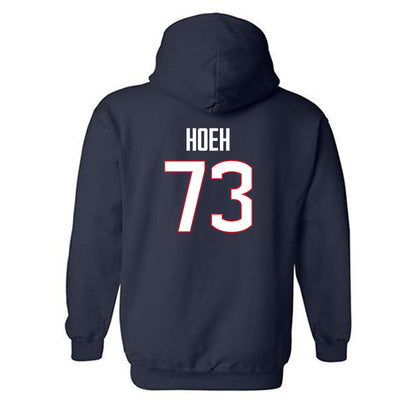 UConn - NCAA Football : Wes Hoeh - Classic Shersey Hooded Sweatshirt-1