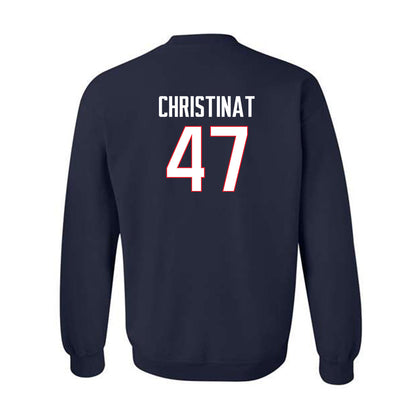 UConn - NCAA Football : Zachary Christinat - Classic Shersey Crewneck Sweatshirt