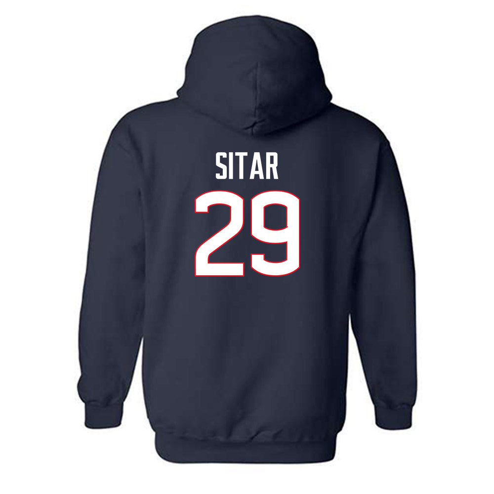 UConn - NCAA Women's Ice Hockey : Filip Sitar - Classic Shersey Hooded Sweatshirt