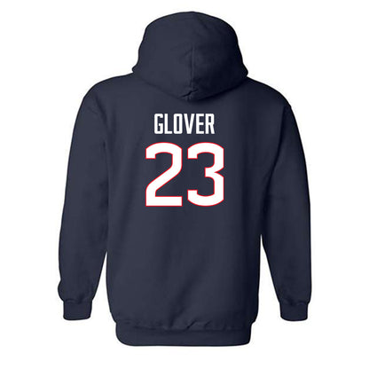 UConn - NCAA Football : Diondre Glover - Classic Shersey Hooded Sweatshirt-1