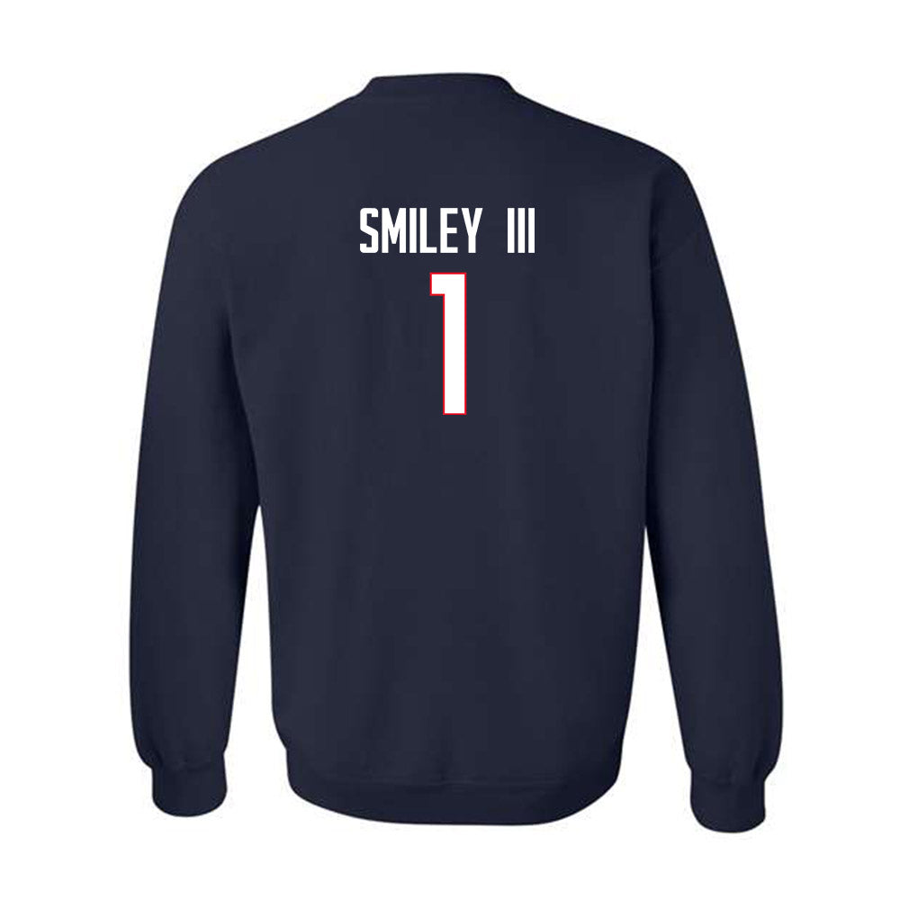 UConn - NCAA Football : Ben Smiley III - Classic Shersey Crewneck Sweatshirt-1