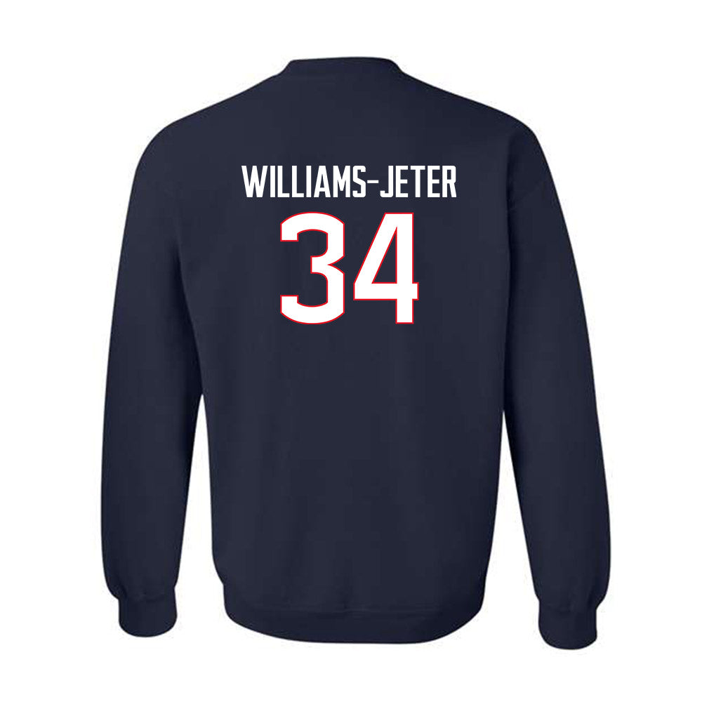 UConn - Women's Basketball Legends : Tamika Williams-Jeter - Crewneck Sweatshirt Classic Shersey