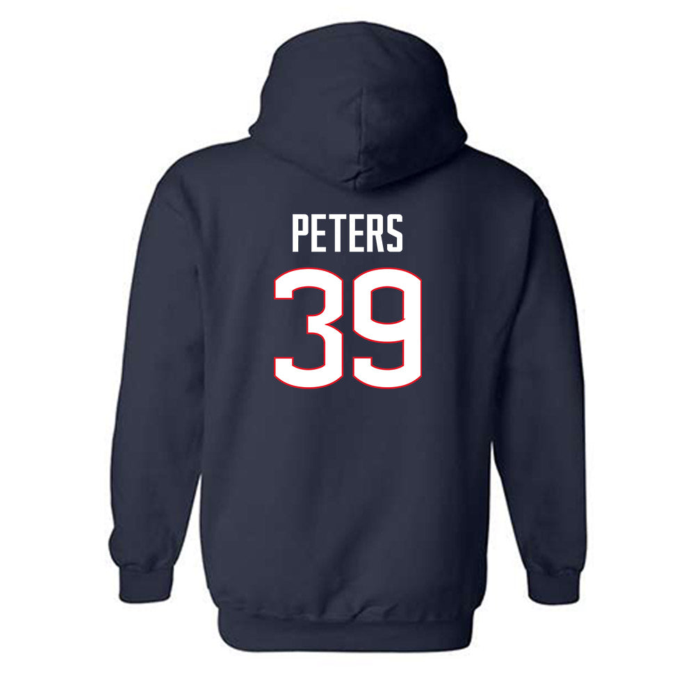 UConn - NCAA Baseball : Kyle Peters - Classic Shersey Hooded Sweatshirt