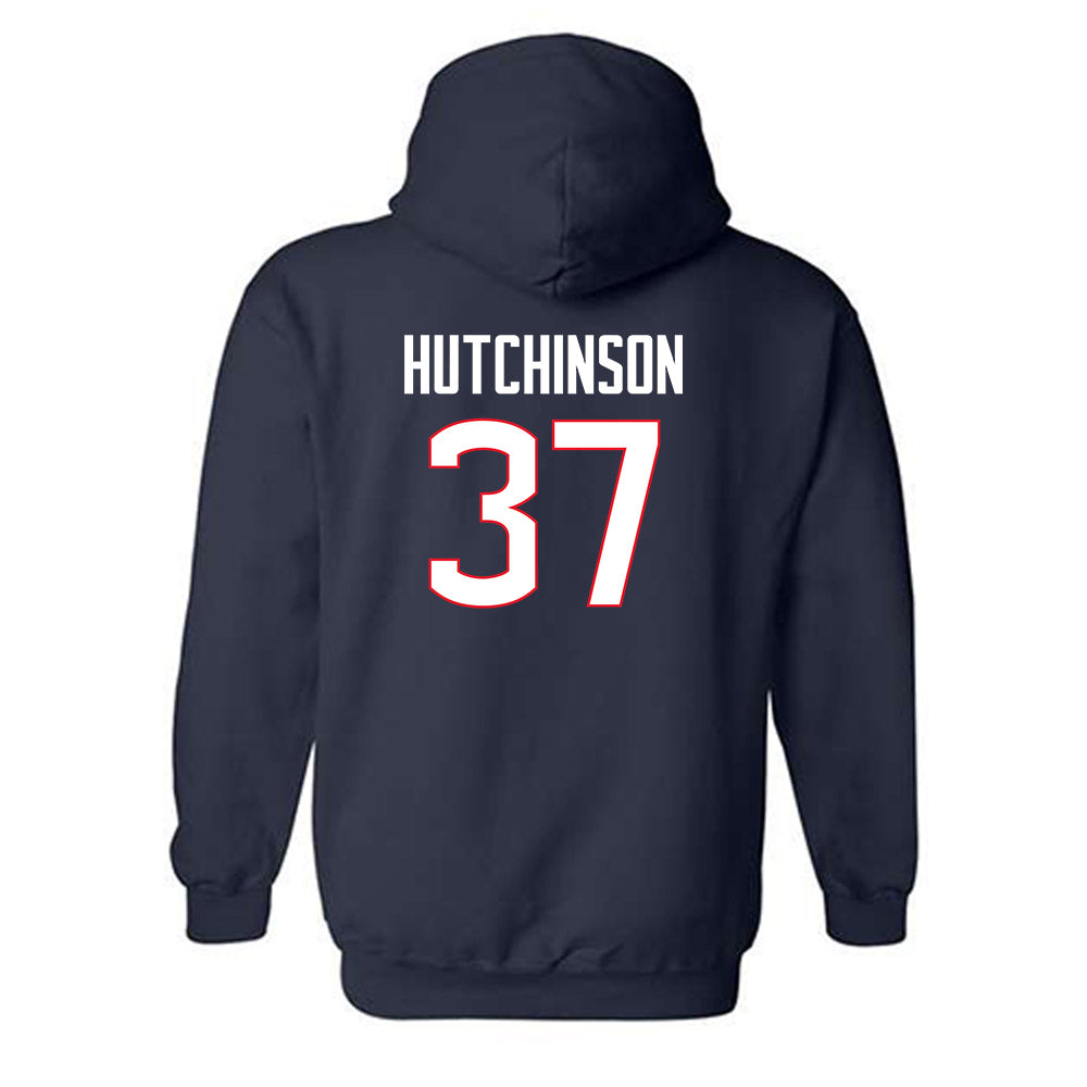 UConn - NCAA Baseball : Sam Hutchinson - Classic Shersey Hooded Sweatshirt