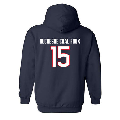 UConn - NCAA Women's Ice Hockey : Meghane Duchesne Chalifoux - Classic Shersey Hooded Sweatshirt