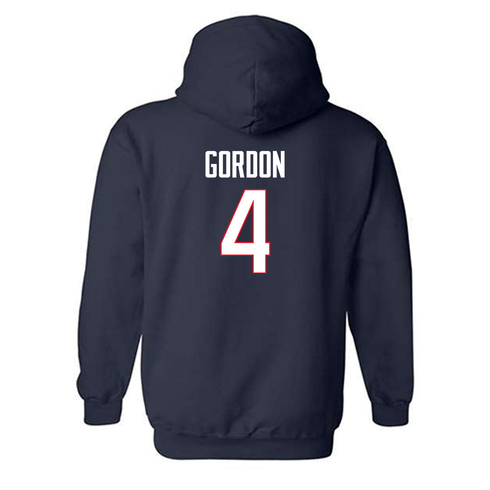 UConn - Men's Basketball Legends : Ben Gordon - Classic Shersey Hooded Sweatshirt-1