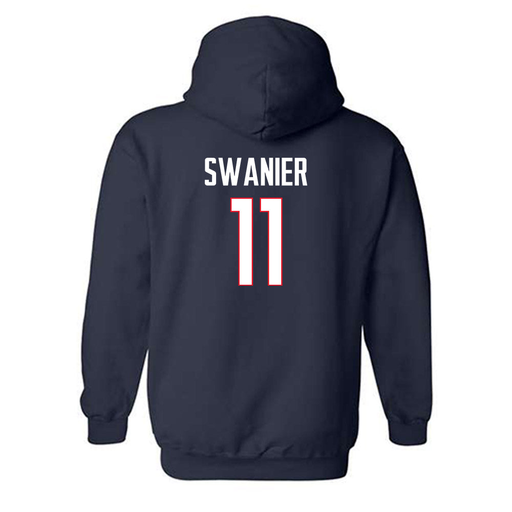 UConn - Women's Basketball Legends : Ketia Swanier - Hooded Sweatshirt Classic Shersey