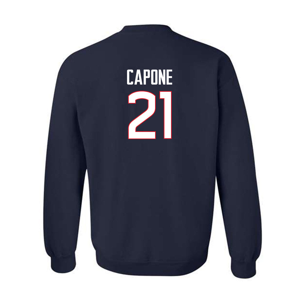 UConn - NCAA Men's Ice Hockey : Nick Capone - Classic Shersey Crewneck Sweatshirt