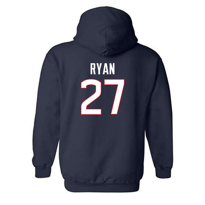 UConn - NCAA Men's Soccer : Jack Ryan - Classic Shersey Hooded Sweatshirt-1