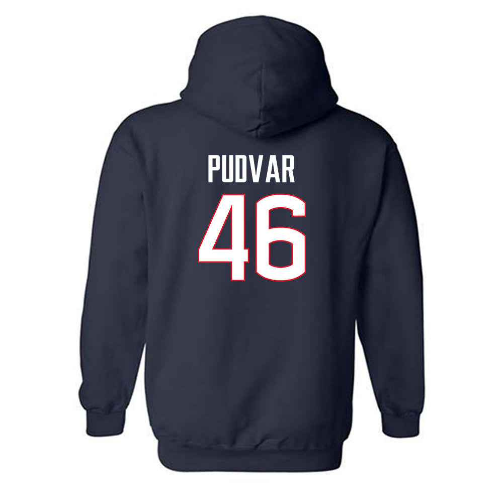 UConn - NCAA Baseball : Oliver Pudvar - Classic Shersey Hooded Sweatshirt