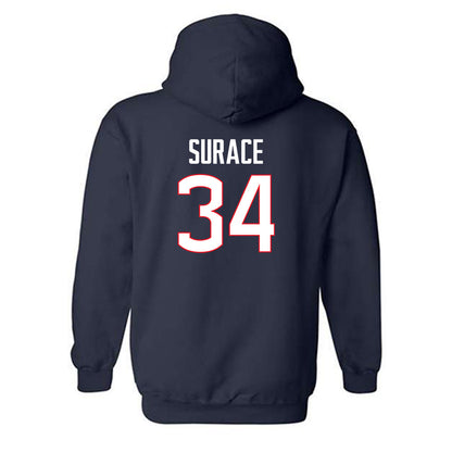 UConn - NCAA Women's Lacrosse : Brooke Surace - Classic Shersey Hooded Sweatshirt-1