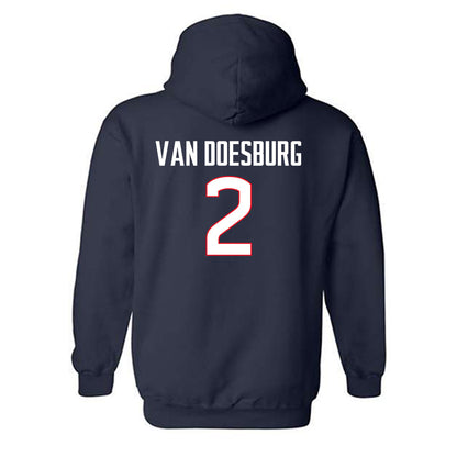 UConn - NCAA Women's Soccer : Maree-Anne Van Doesburg - Classic Shersey Hooded Sweatshirt-1