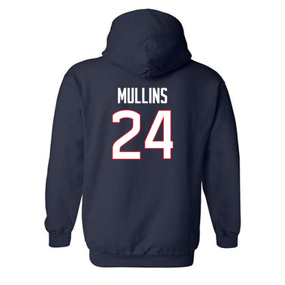 UConn - NCAA Men's Basketball : Braylon Mullins - Classic Shersey Hooded Sweatshirt-1