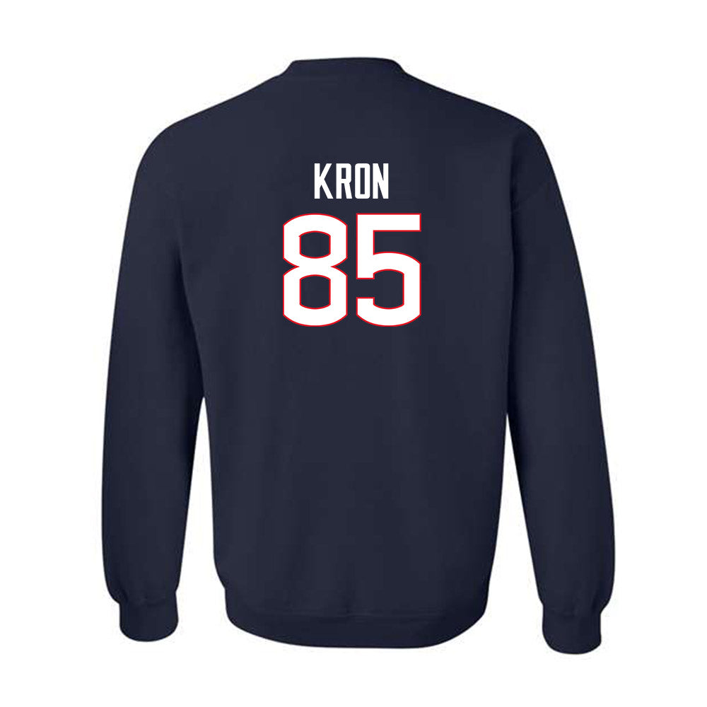 UConn - NCAA Football : Drew Kron - Classic Shersey Crewneck Sweatshirt-1